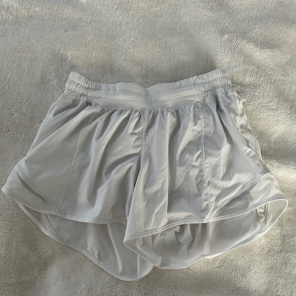 Lululemon athetica White Shorts with Lightweight Fabric and Elastic Waistband